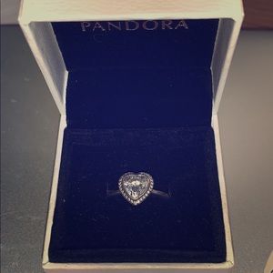 Pandora Sparkling Love Heart Ring
